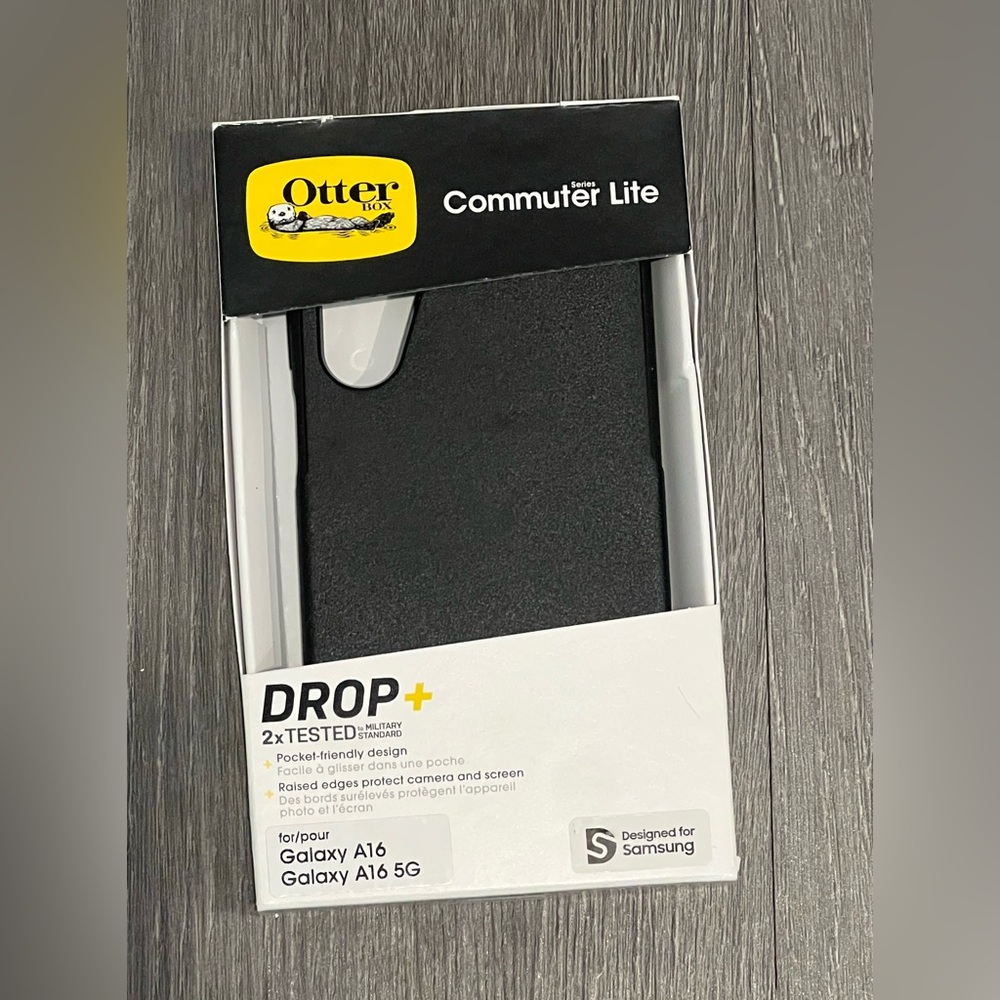 OtterBox Commuter Lite Case for Galaxy A16 - Sleek Black